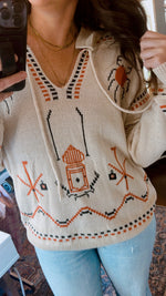 Aztec pullover sweater