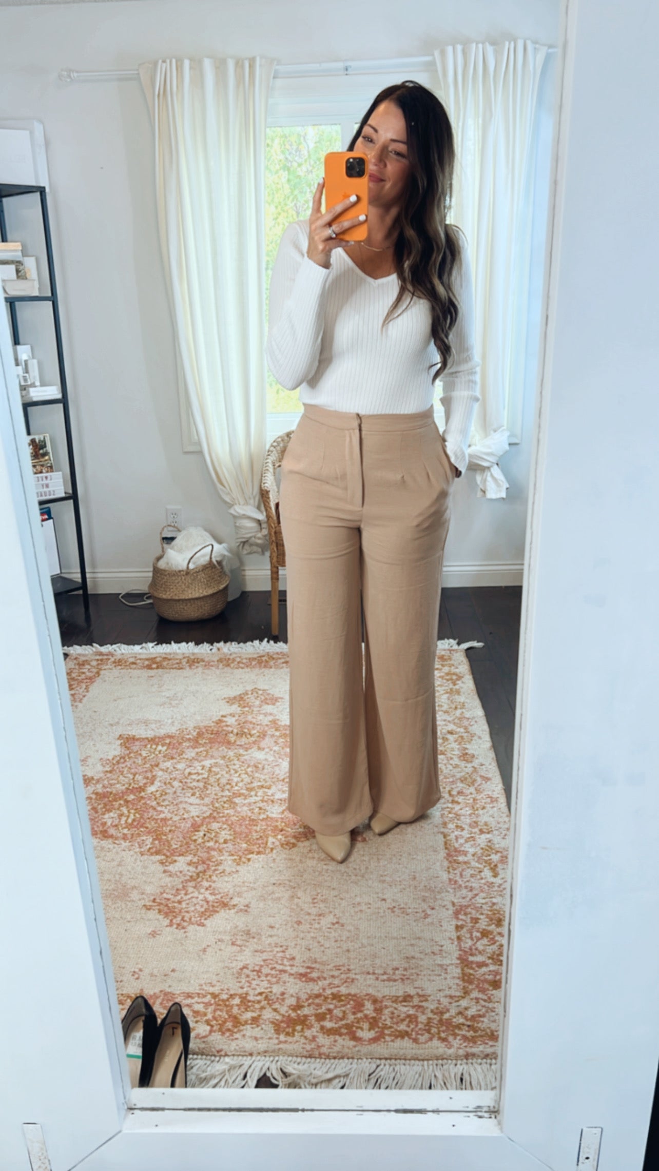 Brittani crinkled high waisted trousers – Sisters On Trend Boutique